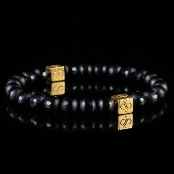 ONYX GOLD VERMEIL BRACELET II (8MM) SALE PRICE635 USD